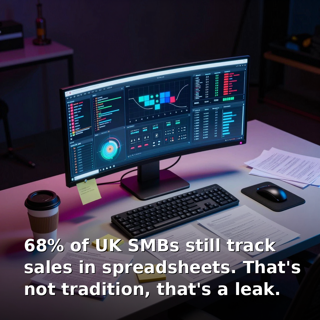 68% of UK SMBs Still Track Sales in Spreadsheets