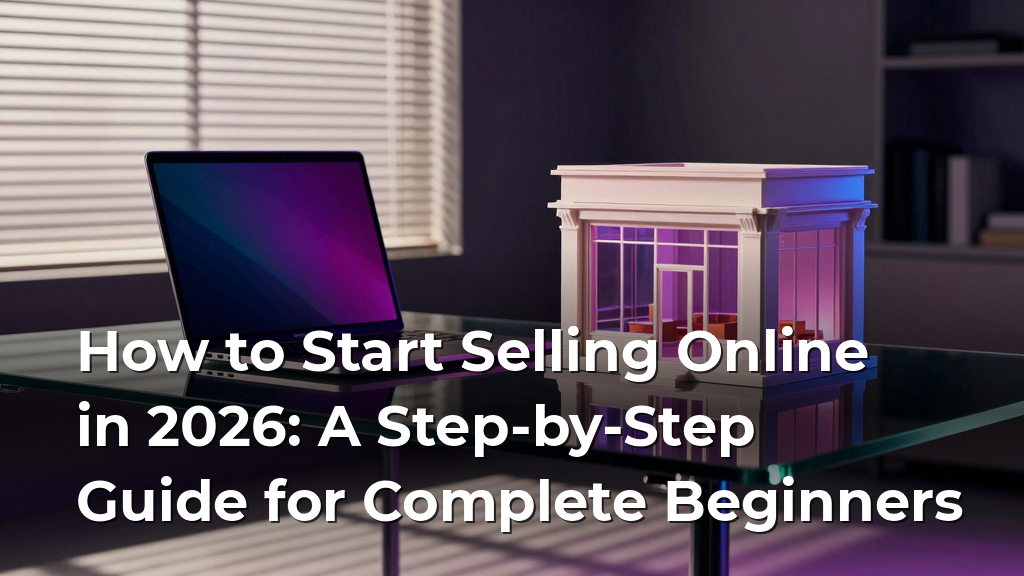 How to Start Selling Online in 2026: A Step-by-Step Guide for Complete Beginners