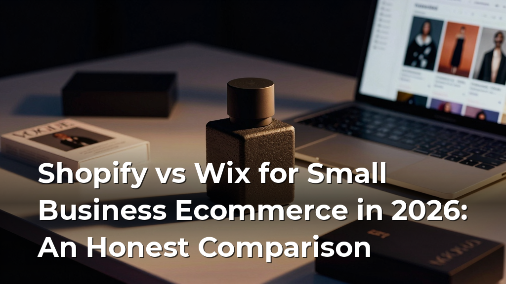 Shopify vs Wix for Small Business Ecommerce in 2026: An Honest Comparison