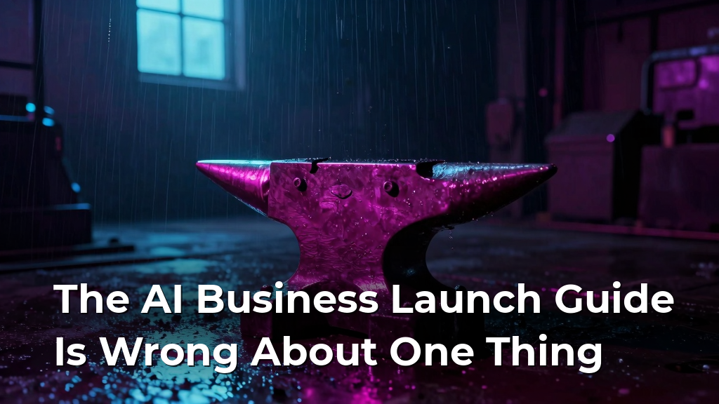 The AI Business Launch Guide Is Wrong About One Thing