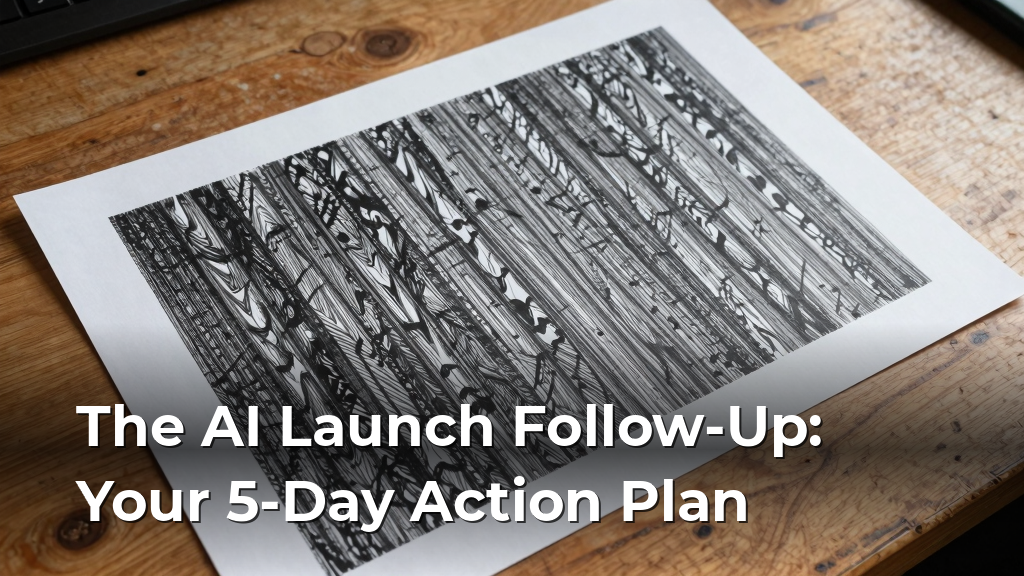 The AI Launch Follow-Up: Your 5-Day Action Plan