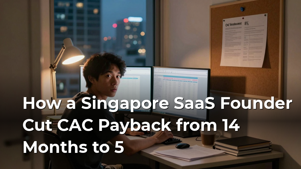 How a Singapore SaaS Founder Cut CAC Payback from 14 Months to 5