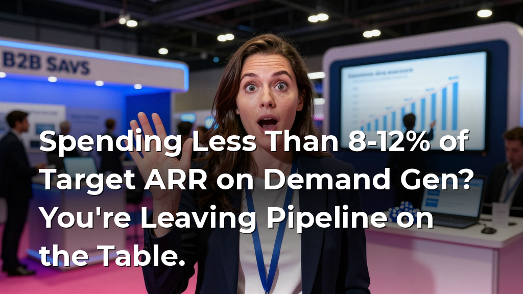 Spending Less Than 8-12% of Target ARR on Demand Gen? You're Leaving Pipeline on the Table.