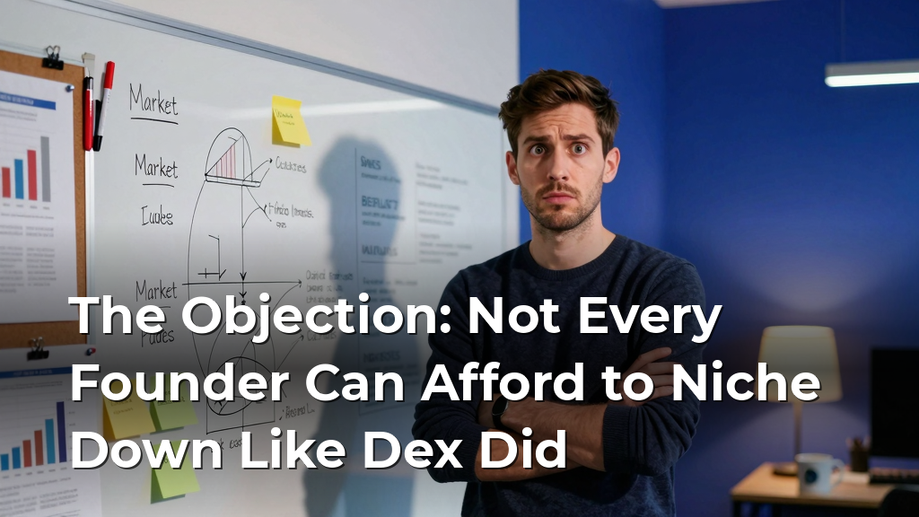 The Objection: Not Every Founder Can Afford to Niche Down Like Dex Did