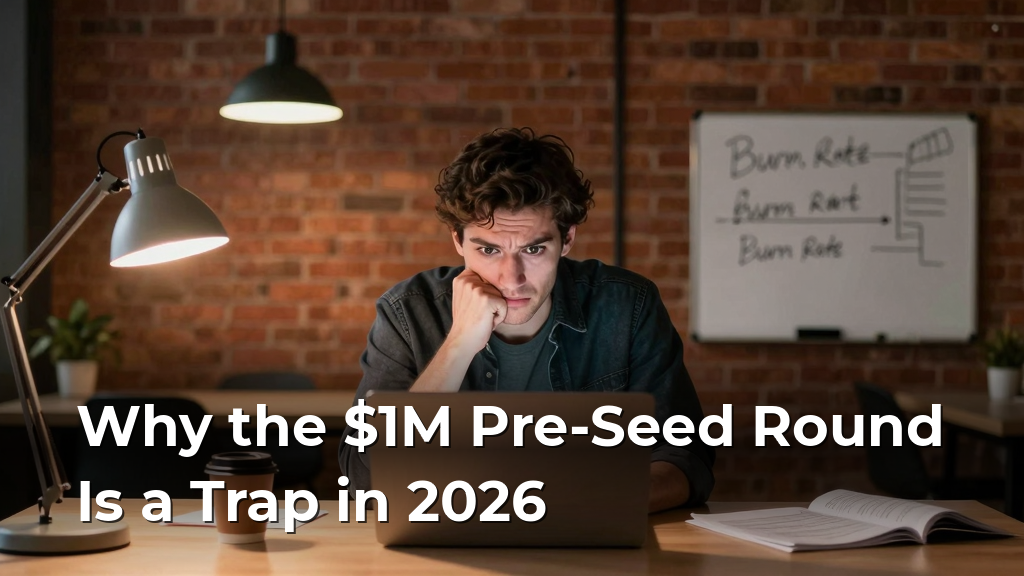 Why the $1M Pre-Seed Round Is a Trap in 2026