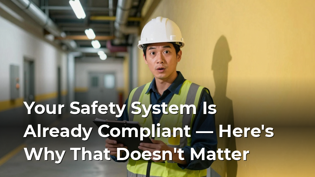 Your Safety System Is Already Compliant — Here's Why That Doesn't Matter