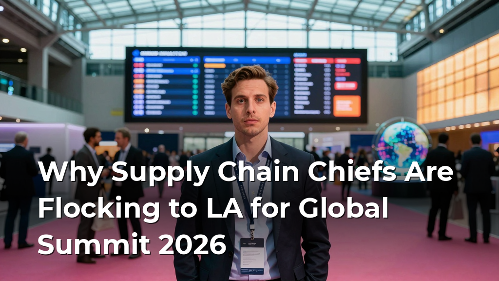 Why Supply Chain Chiefs Are Flocking to LA for Global Summit 2026