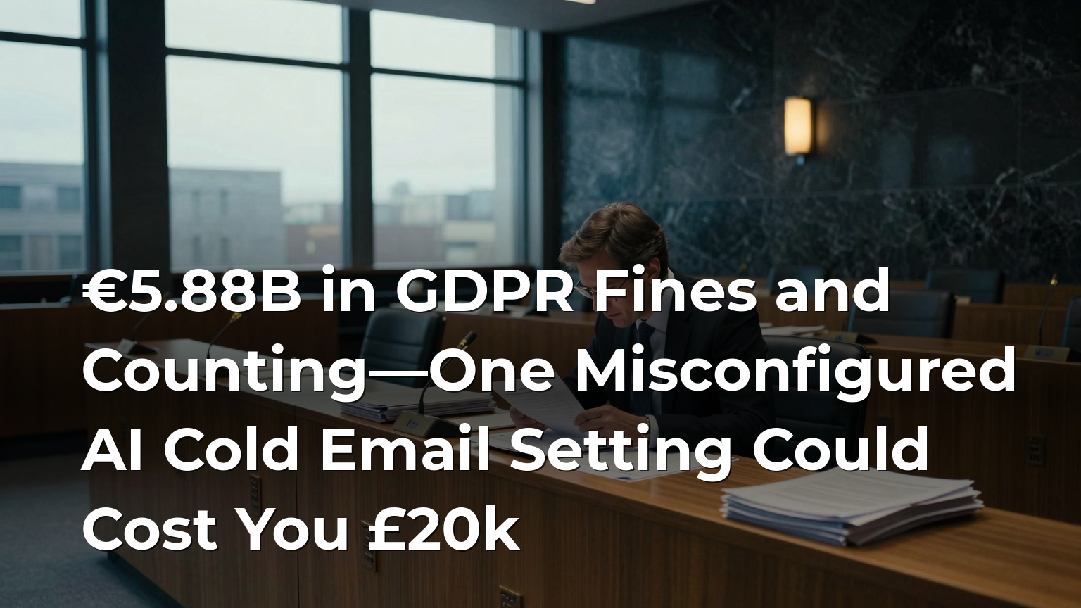 €5.88B in GDPR Fines and Counting—One Misconfigured AI Cold Email Setting Could Cost You £20k