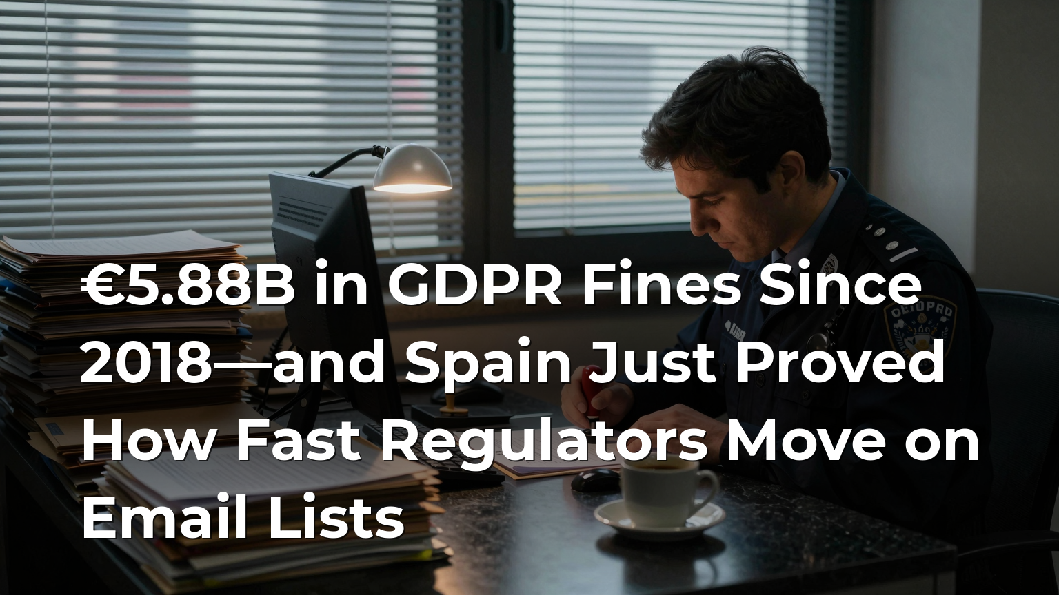 €5.88B in GDPR Fines Since 2018—and Spain Just Proved How Fast Regulators Move on Email Lists