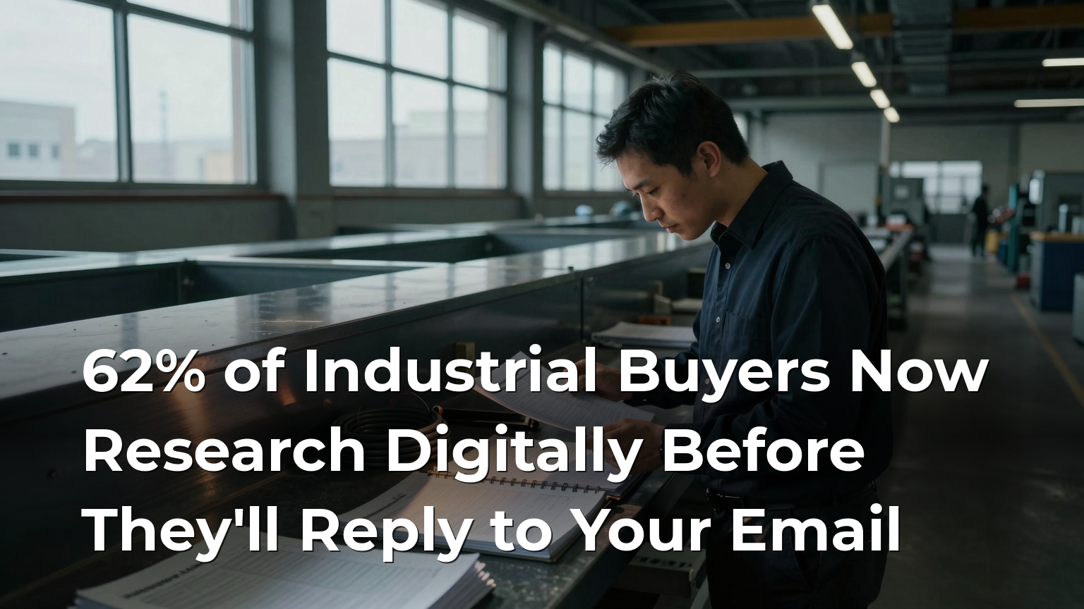 62% of Industrial Buyers Now Research Digitally Before They'll Reply to Your Email