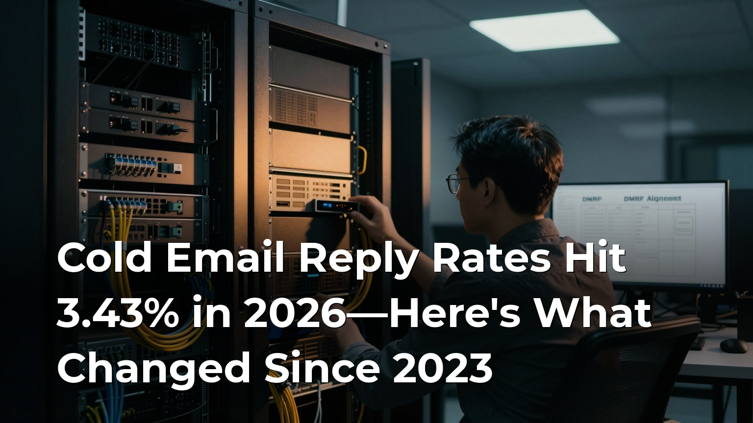 Cold Email Reply Rates Hit 3.43% in 2026—Here's What Changed Since 2023