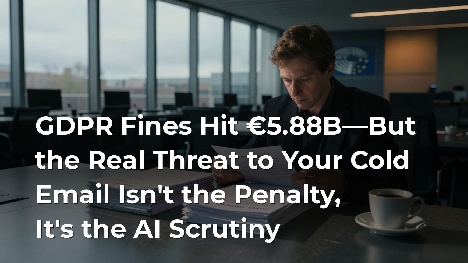 GDPR Fines Hit €5.88B—But the Real Threat to Your Cold Email Isn't the Penalty, It's the AI Scrutiny