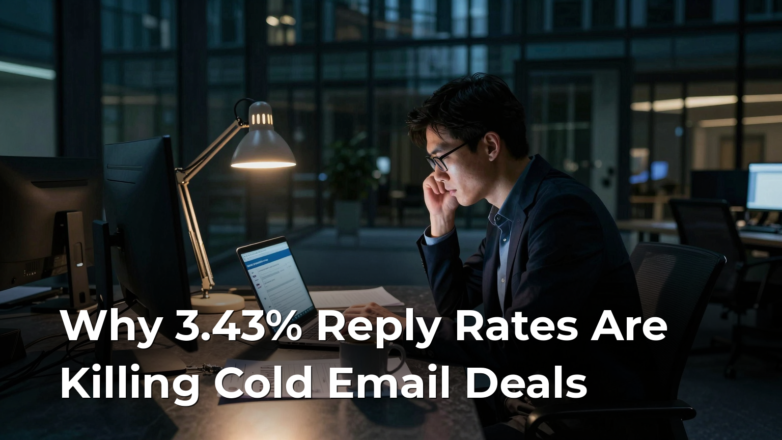 Why 3.43% Reply Rates Are Killing Cold Email Deals