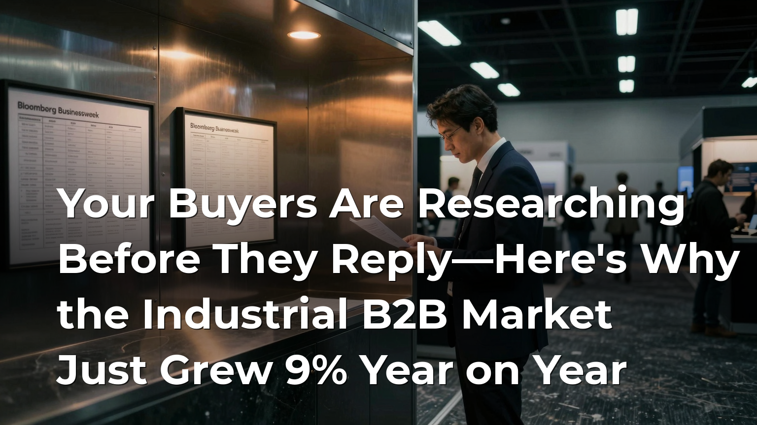 Your Buyers Are Researching Before They Reply—Here's Why the Industrial B2B Market Just Grew 9% Year on Year